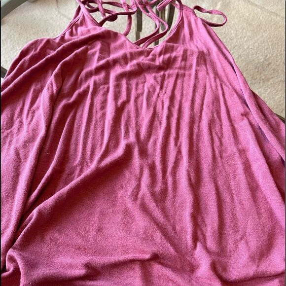 2/$15 Express Dusty Rose Strappy Tank - Picture 1 of 3